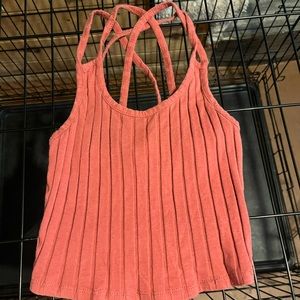 Pink crop top